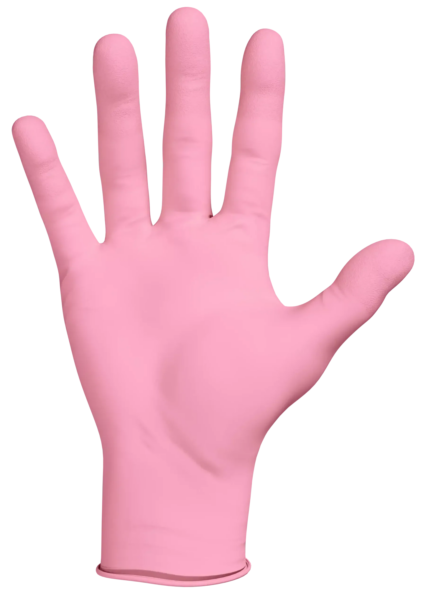 Luvas de Nitrilo Descartáveis Rosa, flexíveis e resistentes, ideal para estética e ambientes escolares.