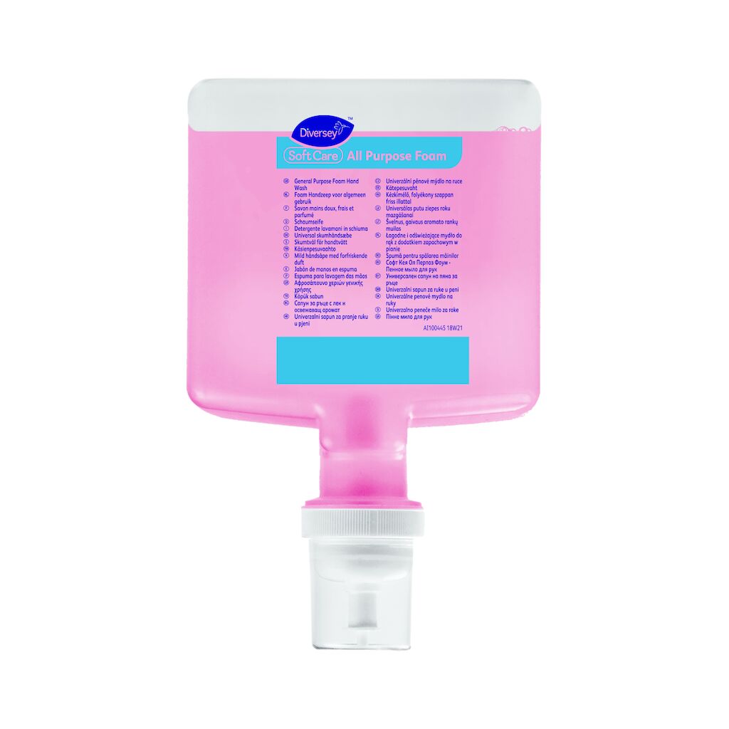 SOFT CARE ALL PURPOSE FOAM Sabonete Espuma Mãos Floral Recarga 1300ml