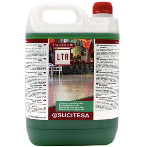 AQUAGEN LTR Detergente Amoniacal Perfumado Multiusos Concentrado Profissional Garrafao 5 litros