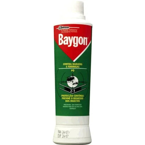 Bisnaga de Inseticida em Pó Baygon para Rastejantes com capacidade de 250g