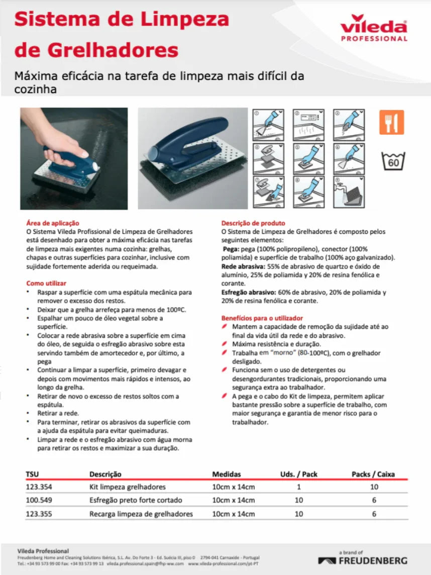 Vileda Kit Grelhas