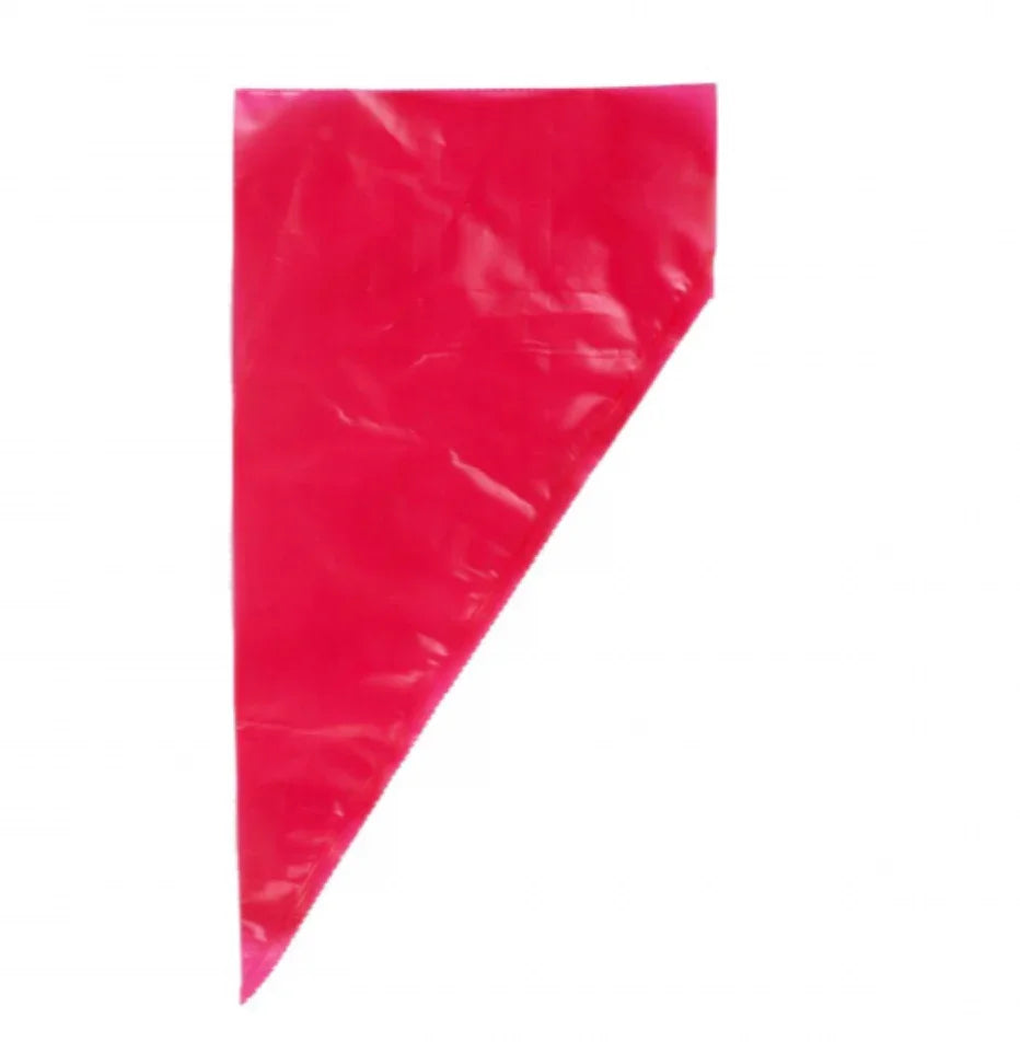 Saco de Pasteleiro Profissional Silvex em cor rosa, ideal para confeitar, presente em rolo com 100 unidades.