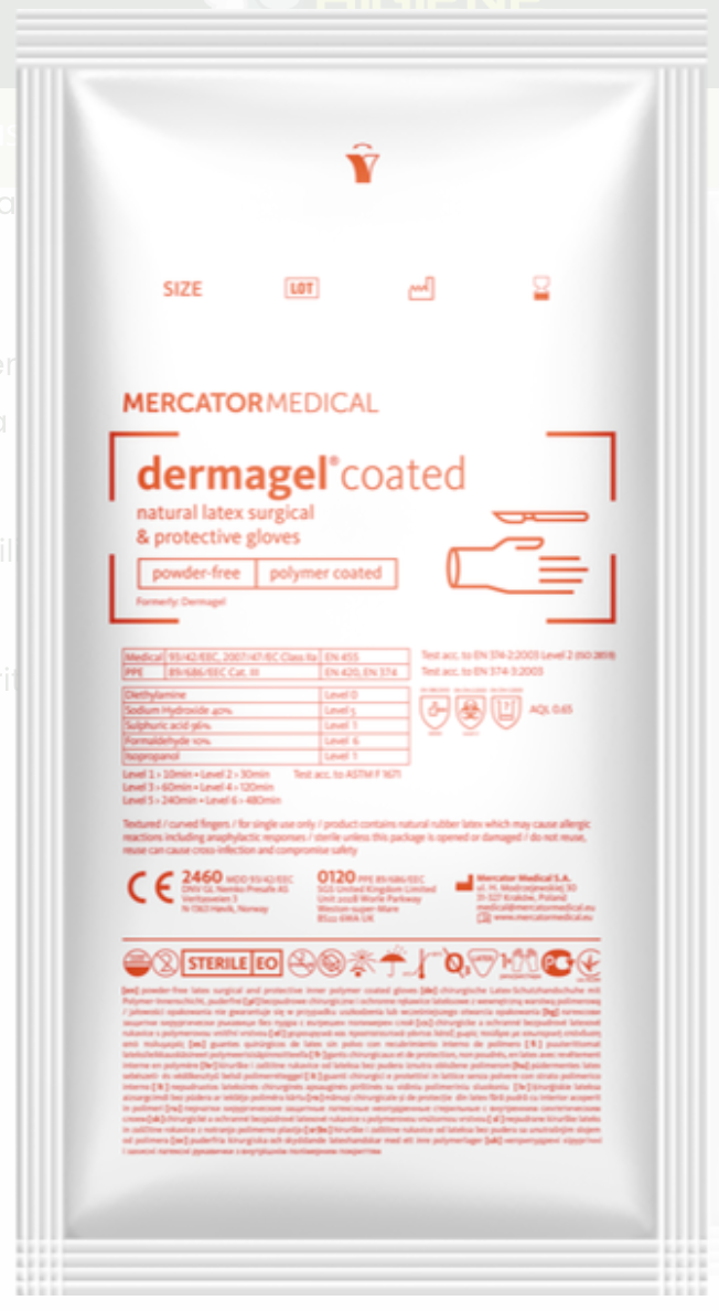 DELFI PRO LLE Luva Latex Esterilizada 1 Par 7,5