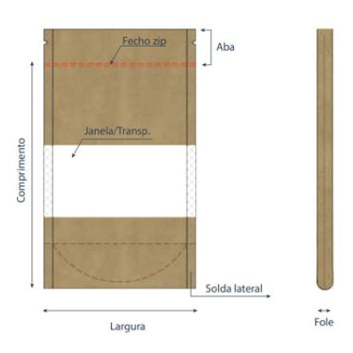 DELFI PRO DOYPACK ZIP-BAG (200un)