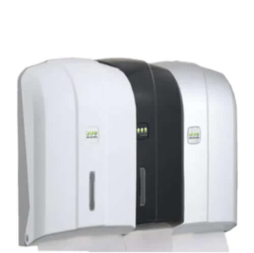 Dispensador Toalhas Mão Zig-Zag Branco Preto Cinzento Plástico ABS Cor Preta Barato Económico Empresas Papel Mãos Casa de Banho Toalheiro