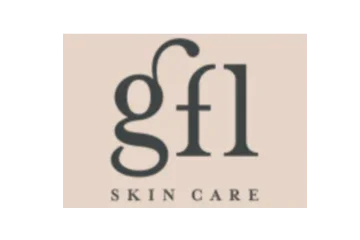 Logótipo da gfl skin care, marca especializada em cuidados para a pele.