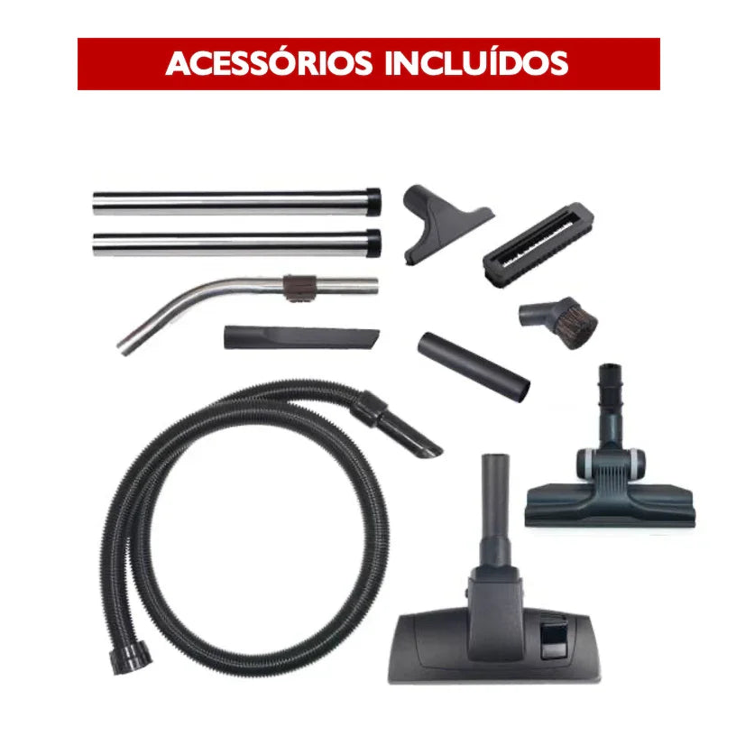 acessórios incluídos no Aspirador de Pó de Alta Performance HENRY PLUS