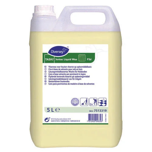 Garrafão de Cera Madeiras Natural Jontec Liquid Wax 5L para tratamento de pavimentos da DIVERSEY