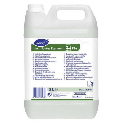 TASKI JONTEC ETERNUM Cera Autobrilhante Pavimentos Profissional Alto Brilho Empresas Garrafão 5L