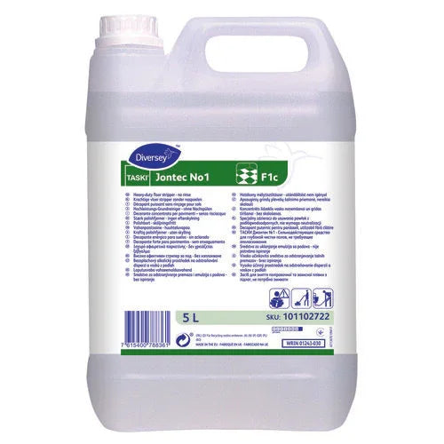 Garrafão de Decapante de Ceras Forte TASKI JONTEC No1 do fabricante DIVERSEY