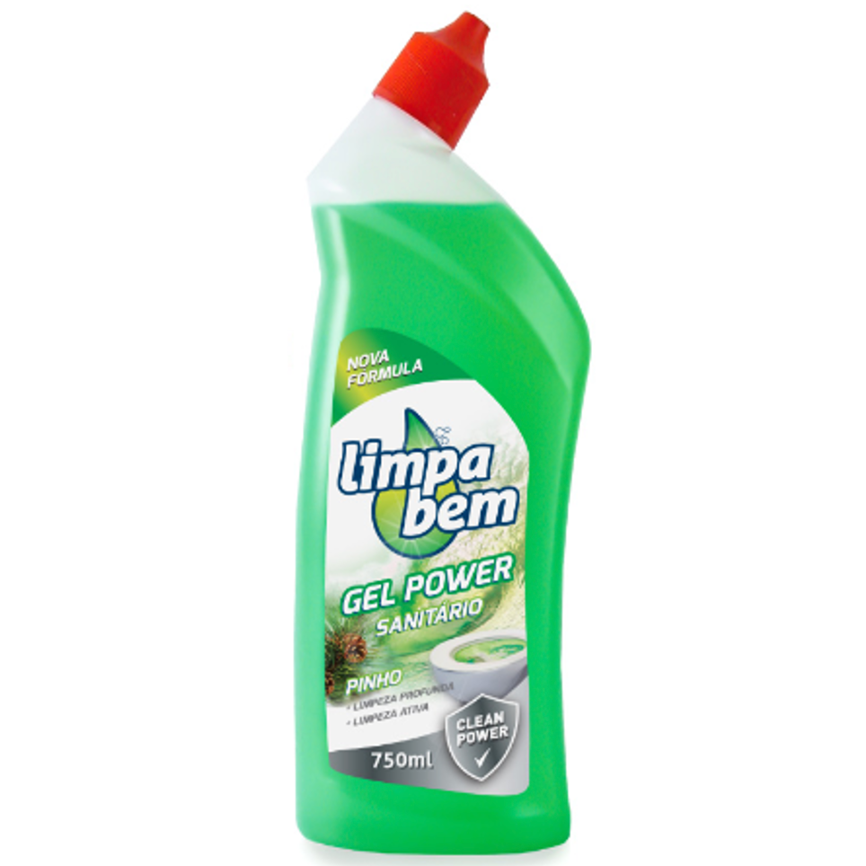 LIMPABEM GEL POWER WC 750ml