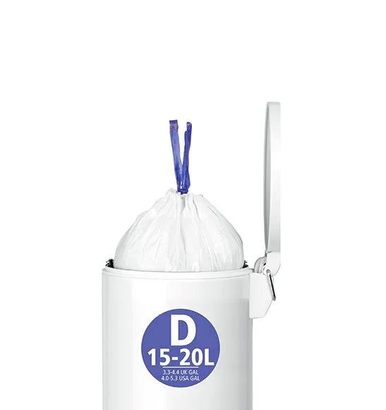 DELFI PRO OPTILIGHT CFF 20L Saco Lixo Branco Pequeno Casa de Banho 10L 15L