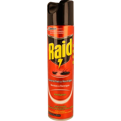 Lata de Inseticida Raid Rastejantes em Aerossol com capacidade 400ml