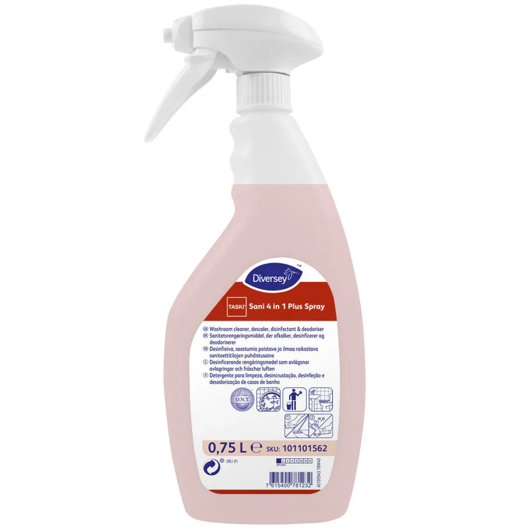 Garrafa de Detergente Desinfetante Desincrustante WC SANI 4in1 Spray do fabricante DIVERSEY