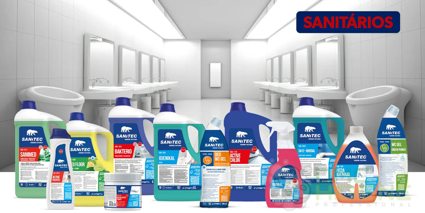 Gama de Produtos de Limpeza Profissionais SANITEC