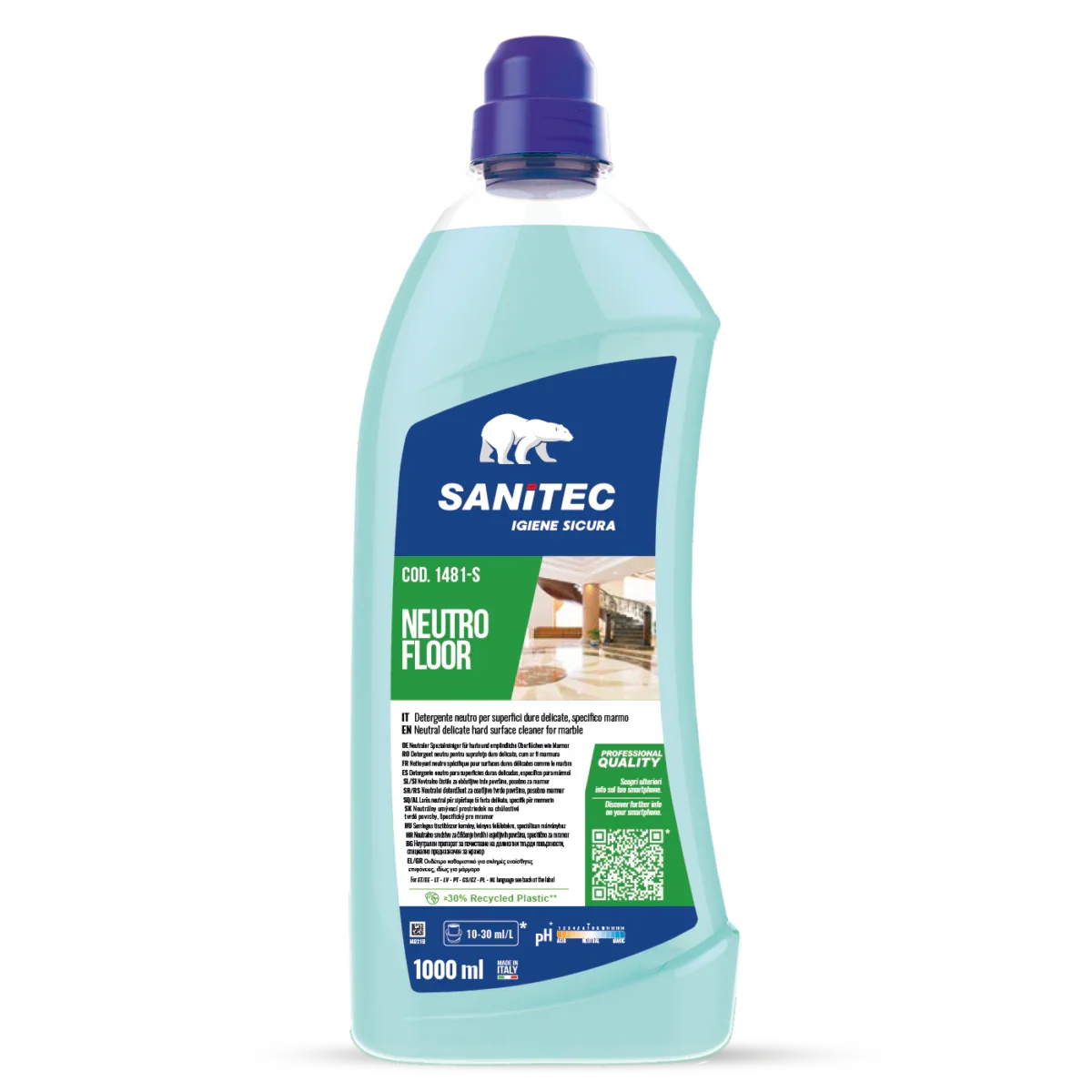 Detergente Neutro Pavimentos Delicados 5 Litros Uso Profissional Garrafão Empresas Chão Madeira Parquet Mármore Vinil