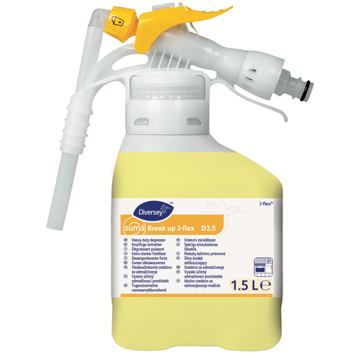 SUMA BREAK UP J-FLEX D3.5 Tira Gorduras Profissional Super Concentrado Desengordurante Industrial DIVERSEY