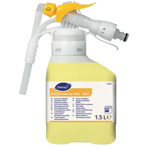 SUMA BREAK UP J-FLEX D3.5 Tira Gorduras Profissional Super Concentrado Desengordurante Industrial DIVERSEY