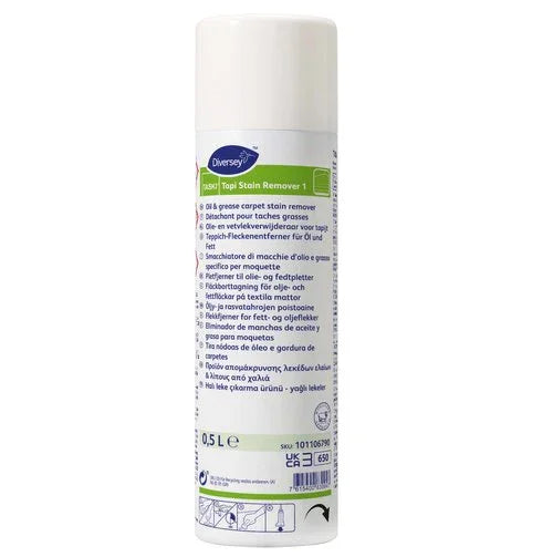 TAPI STAIN REMOVER Tira Nodoas Aerossol Tapetes Alcatifas Sofás Estofos Profissional Spray 500ml DIVERSEY