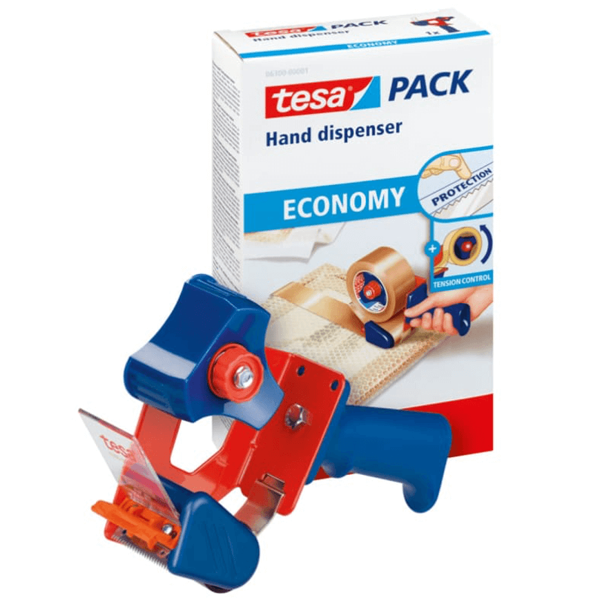 Desenrolador de Fita Adesiva Industrial 50mm TESA com embalagem e acessórios
