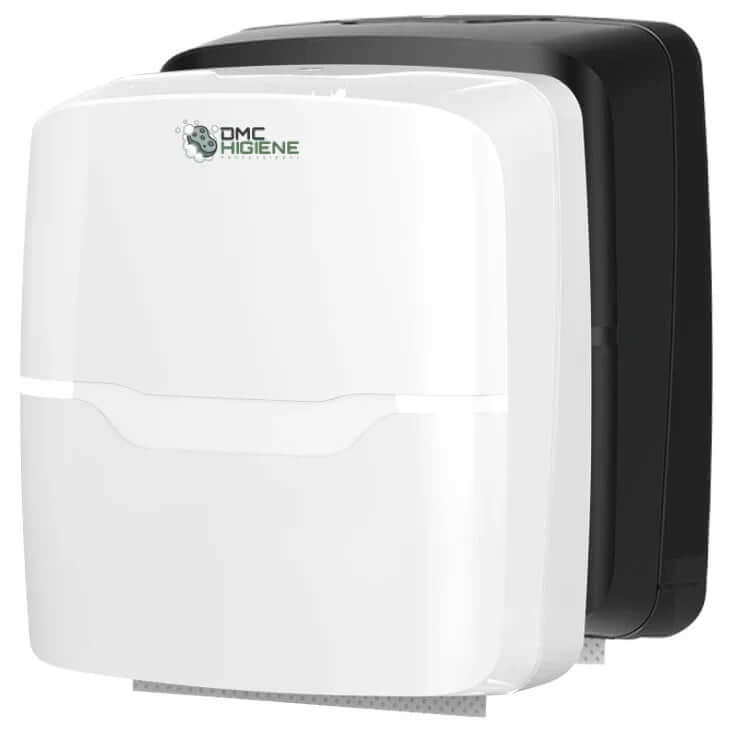 Dispensador Toalhas Mão Zig-Zag Preto Branco Casa de Banho WC Empresas TWIN SUCITESA