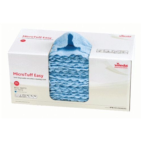 VILEDA MICROTUFF EASY Pano Microfibra Limpeza Profissional