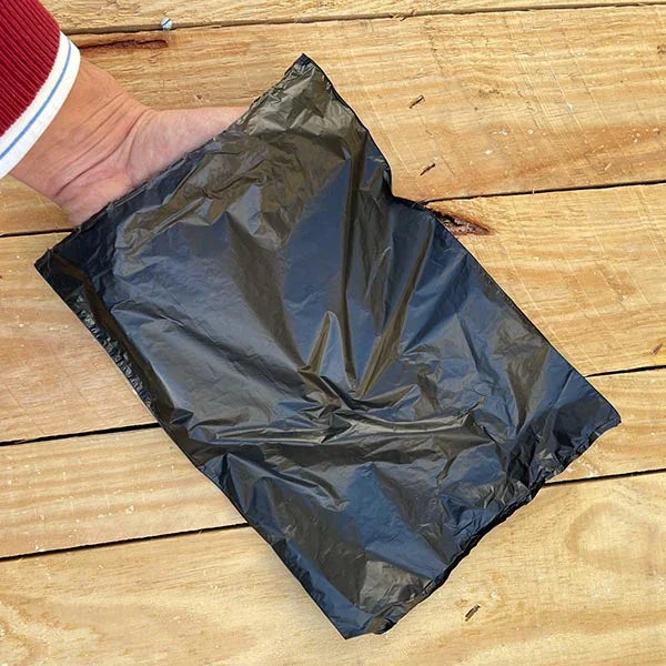 Saco Plástico Dejetos Caninos Bloco 500 Unidades 20x30cm Lixo Preto Comunitário Higiene Urbana Juntas de Freguesia
