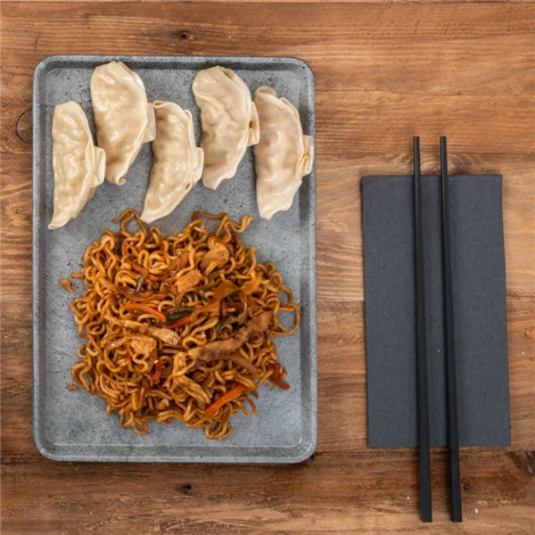 GUARDANAPO PRETO 40x40 AIRSOFT DOBRADO 1/8 Guardanapos Mesa Luxo Restaurante Marisqueira Caixa 480