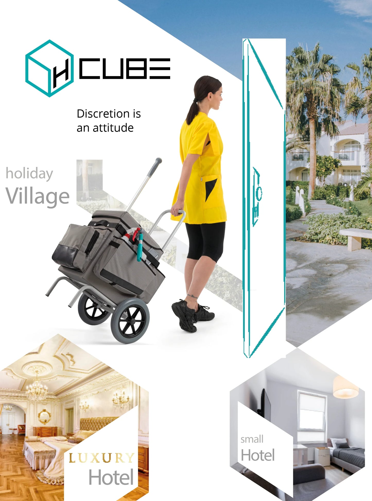 Carrinho Housekeeping Portátil TTS