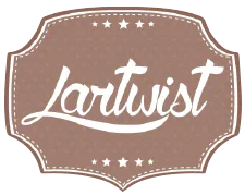 Logotipo da marca Lartwist, destaque para a qualidade do Bicarbonato de Sódio.