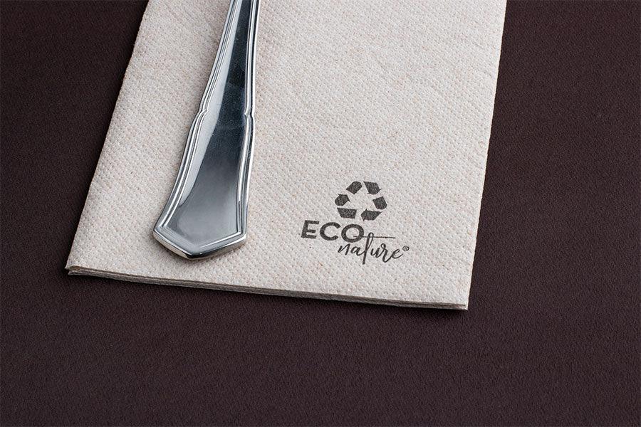 GUARDANAPO NATURE 40x40 DOBRADO PPP 1/8