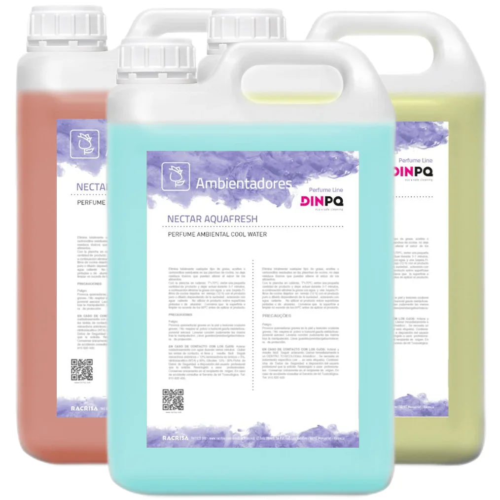 Ambientador Líquido Profissional 5 Litros da marca DINPQ NECTAR disponível em vários aromas