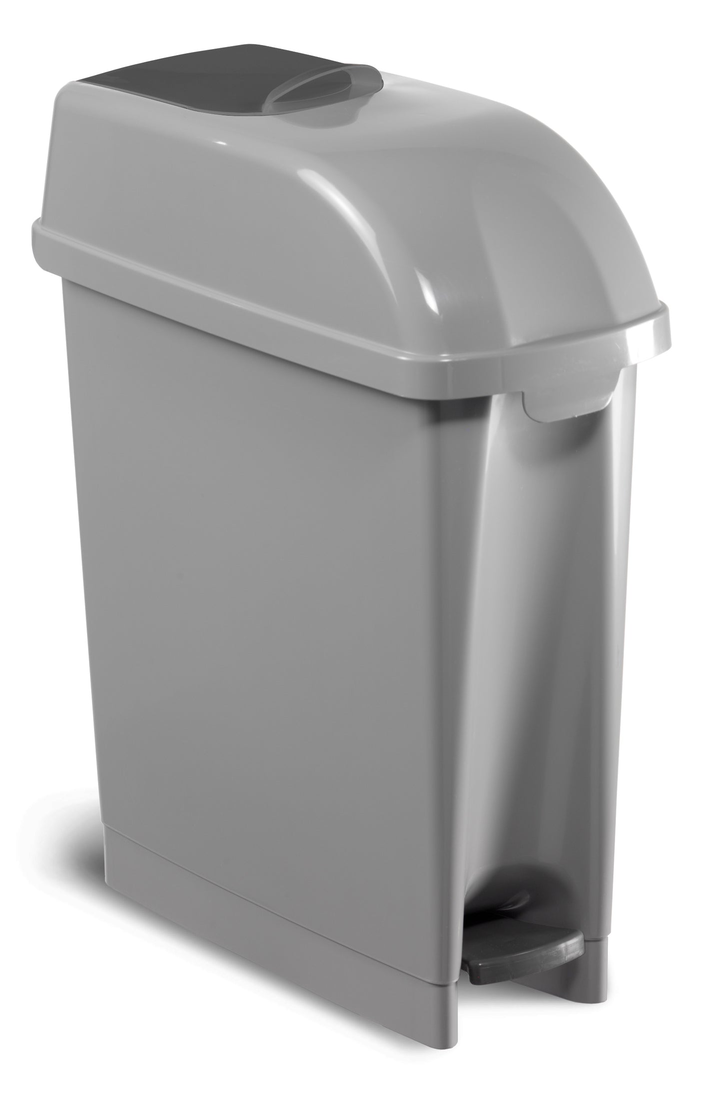 TTS ELLE Balde Contentor Asséptico Higiene Feminina Pensos Higiénicos Casas de Banho Empresas 17 litros  Cinzento Escuro Preto