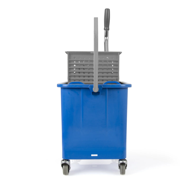 Carrinho Lavagem Pavimentos TTS MINI BUCKET FLAT em azul, ideal para limpeza profissional e fácil de utilizar.
