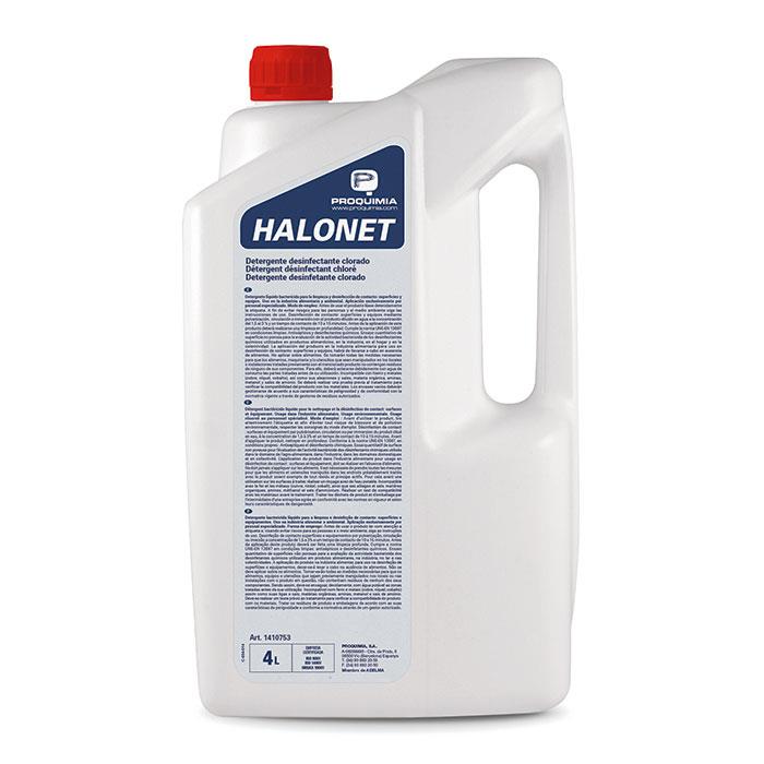 Detergente Multiusos Desinfetante Clorado SuperConcentrado Halonet Proquimia em embalagem de 4L.