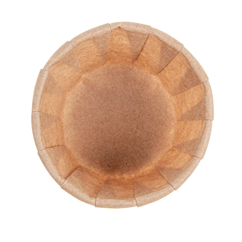 Molheira Descartável em Papel Plissado 30ml, pack de 250un, ideal para molhos e condimentos em refeições rápidas.