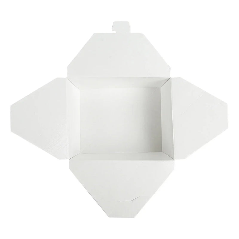 Caixa Take Away Plana para Frango 2880ml em formato aberto, ideal para servir frango grelhado, pack de 50un.