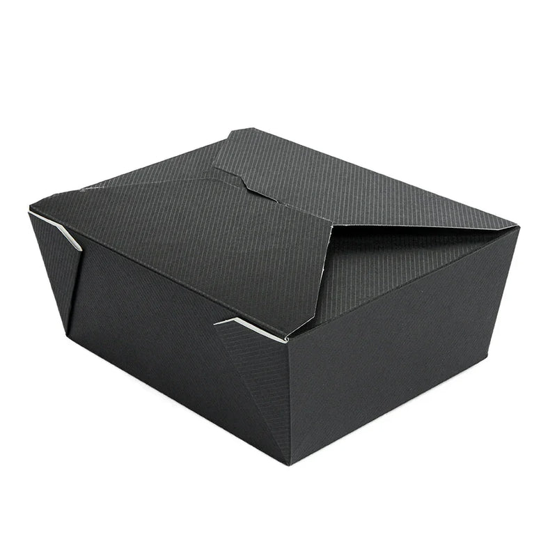 Caixa Take Away Plana Preta 1350ml (50un)