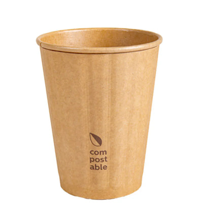 Copo Cartão Texturizado Dupla Camada Bebidas Quentes 240ml Café Especialidade Take Away Empresas Compostável Garcia de Pou