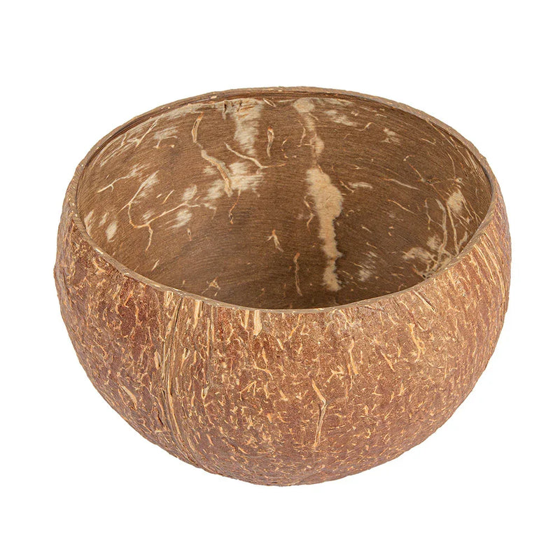 Bowl Redondo de Côco 350ml ARECA com design sustentável, ideal para servir açaí e pokê - Pack 5 Unidades