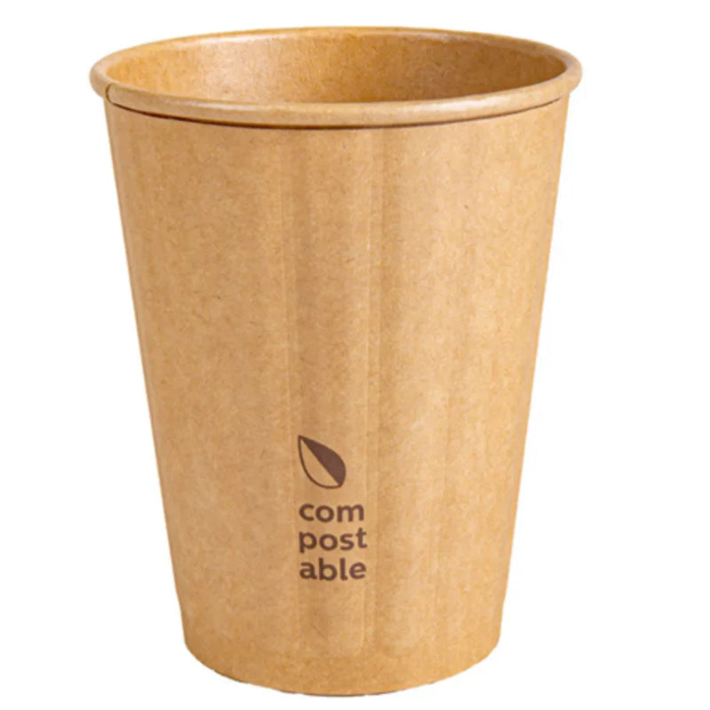 Copo Cartão Texturizado Dupla Camada Bebidas Quentes 360ml Café Especialidade Take Away Empresas Compostável Garcia de Pou