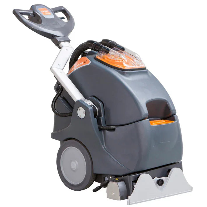 Lavadora Alcatifas Injeção e Extração Profissional TASKI PROCARPET 45 com design ergonómico e eficiente.