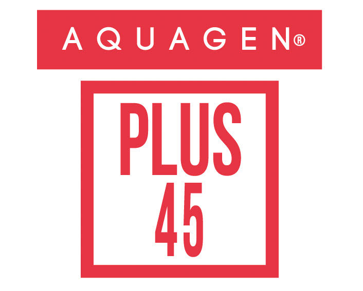 Logótipo do Aquagen Plus 45, detergente de máquina da loiça 10 Litros para Águas Duras.