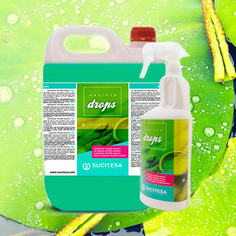 AMBIGEN DROPS 750ml 5L Ambientador Liquido Profissional Concentrado Limpezas 
