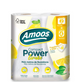 AMOOS COMPACT POWER LIMÃO Rolo Cozinha Absorvente Compacto Folha Dupla 2=4 RENOVA FOXY