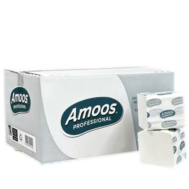 AMOOS Papel Higiénico Bulk Folha-a-Folha Caixa 7500 Folhas RENOVA TORK KIMBERLY CLARK