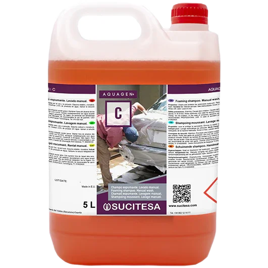 Garrafão de Champô Auto Concentrado Manual Profissional 5L da marca AQUAGEN C