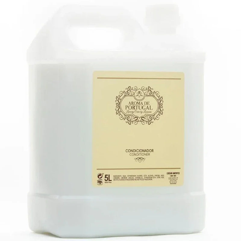 Condicionador de Cabelo AROMA DE PORTUGAL em garrafão de 5 litros para hotéis e alojamentos locais.