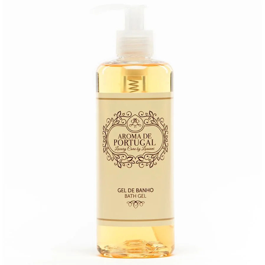 LOUSANI Aroma de Portugal Gel de Banho Champô 2em1 Sabonete Liquido Amenities Hotel Alojamento Local Garrafa Doseador 300ml