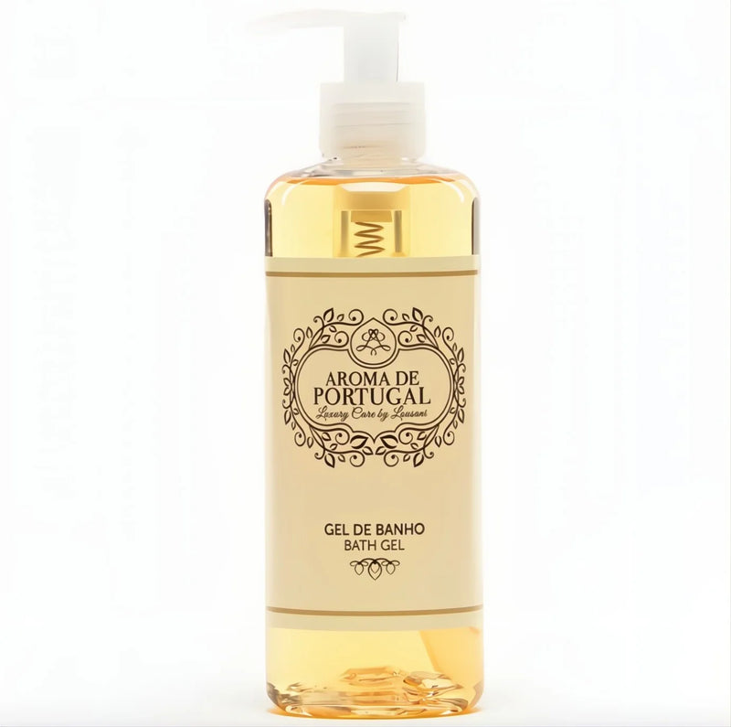 Gel de Banho AROMA DE PORTUGAL | Garrafa com Bomda Doseadora 300ml de alta qualidade.